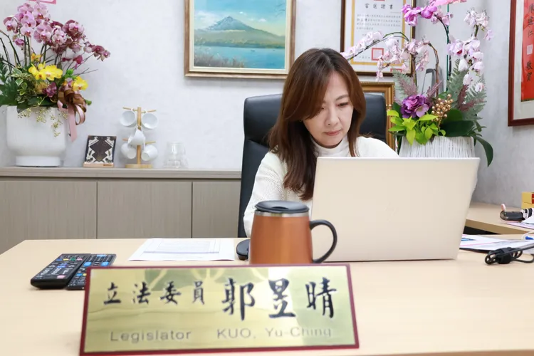 郭昱晴平時在教育及文化委員會為民喉舌。莊宗達攝