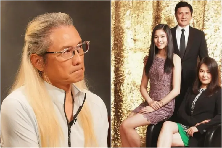 藝人包小柏（左）用AI生成過世愛女聲音。翻攝粉絲頁、IG