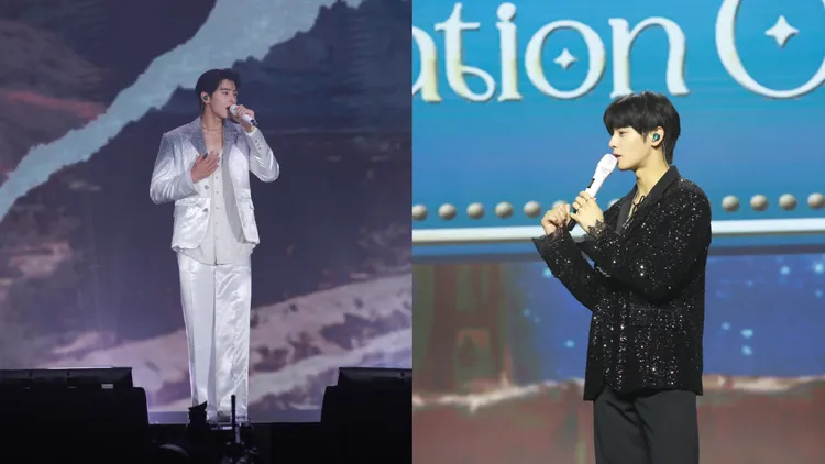 車銀優在香港粉絲音樂會上佩戴CHAUMET珠寶，讓他在台上更顯亮眼。品牌提供