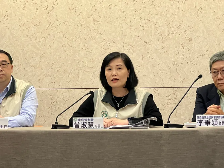 疾管署疫情記者會。記者黃泓哲攝