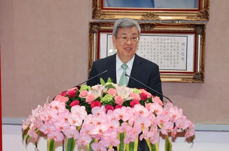 行政院前院長陳建仁致詞。莊宗達攝