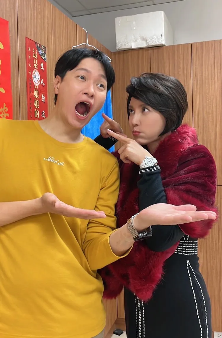 黃少谷（左）與李沛綾。翻攝黃少谷臉書