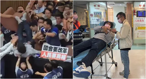 遭目睹高處把人推下!邱鎮軍發聲了「我們不主動鬧事」 隻字未提沈伯洋