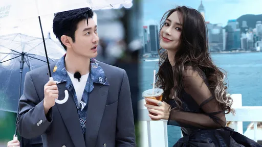 黄晓明Angelababy离婚2年同框 陪儿重温一家3口天伦乐