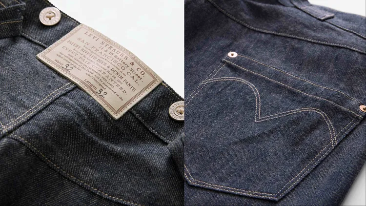 包括後口袋、皮標等細節均如實呈現。品牌提供