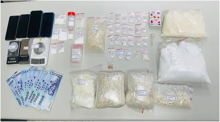 警方起獲毒品。民眾提供