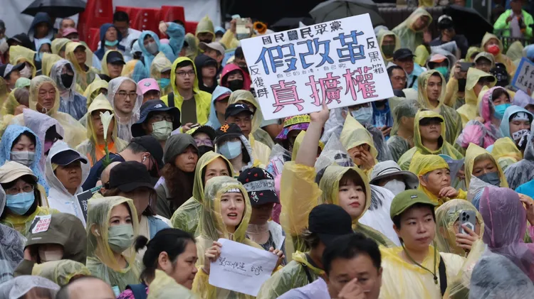 公民團體針對此程序不正義且實質違憲的法案，宣布了一系列回應行動。記者葉家瑋攝