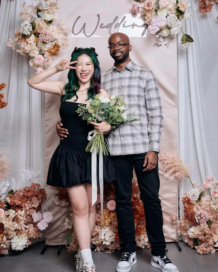 丹妮婊姐與黑人老公在雲林辦家宴。翻攝丹妮婊姐IG