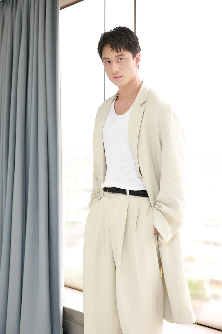 劉俊謙日前在台宣傳《九龍城寨之圍城》 。華映娛樂提供