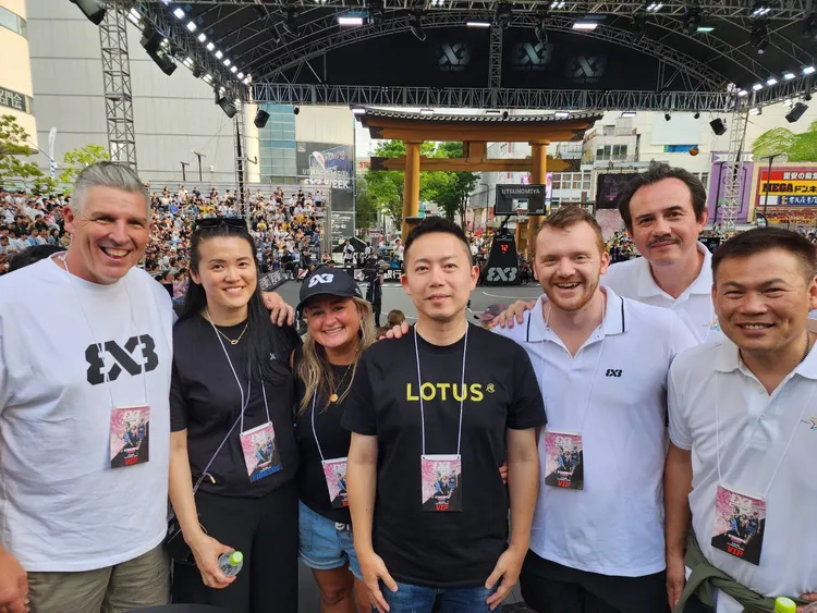 吳同喬和鄭志龍到日本考察3X3國際賽。旺寶提供