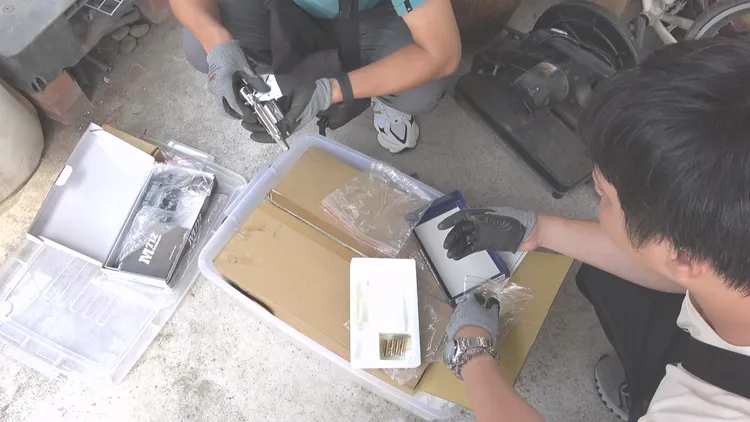 警方在林男住處等地點搜出6把槍。民眾提供