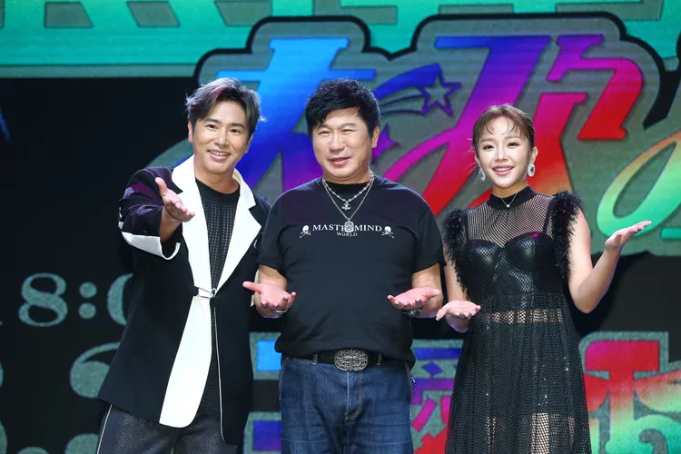 胡瓜出席記者會談到辛龍的近況。娛樂中心攝