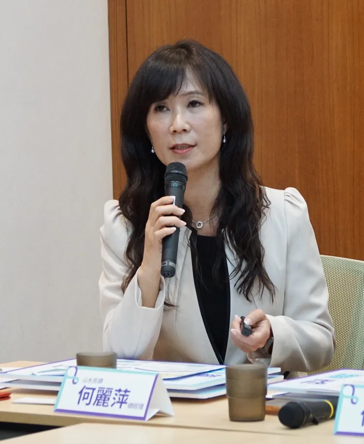 山水民調總經理何麗萍。SMAT提供
