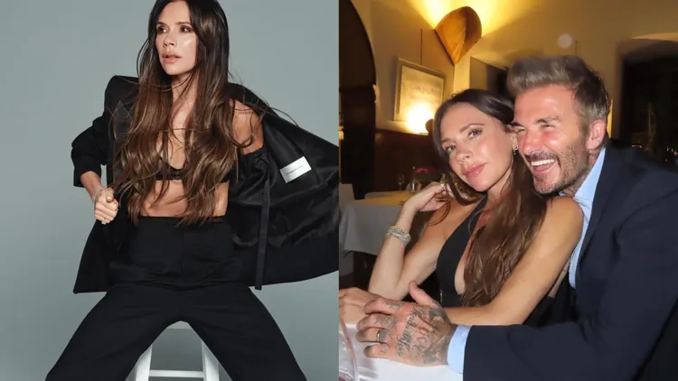 貝嫂日前剛過50歲生日，透亮的肌膚引發討論。翻攝victoriabeckham IG