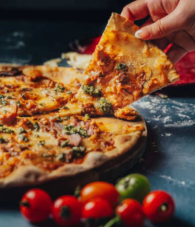 佛羅倫斯燉本地牛總匯披薩。業者提供