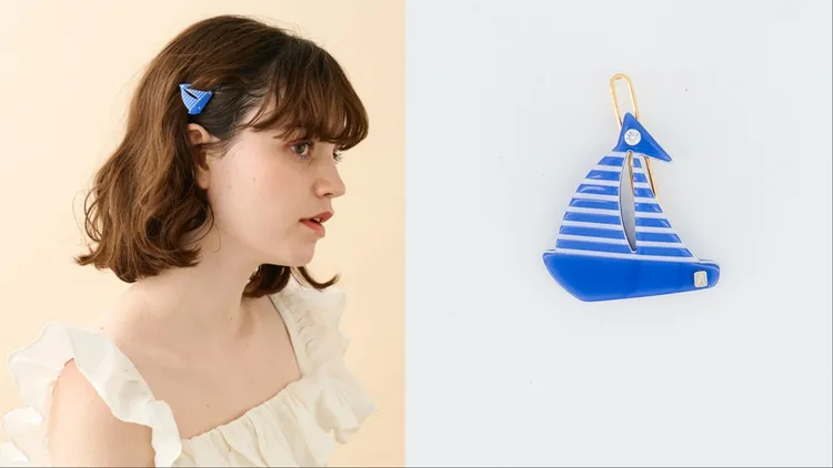 水手豆扣夾（帆船），2700元。品牌提供