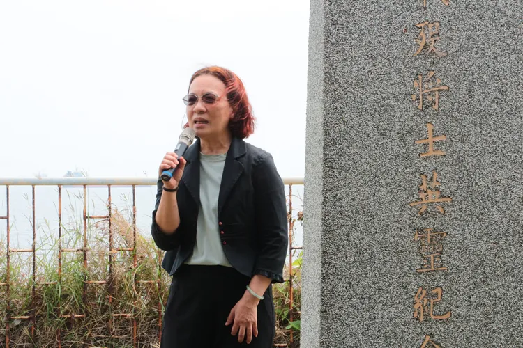 文化局副局長簡美玲說，透過春祭臺灣兵暨許昭榮先生逝世追思紀念儀式，形塑緬懷屬於臺灣、屬於高雄的公共記憶。高雄市關懷台籍老兵文化協會提供