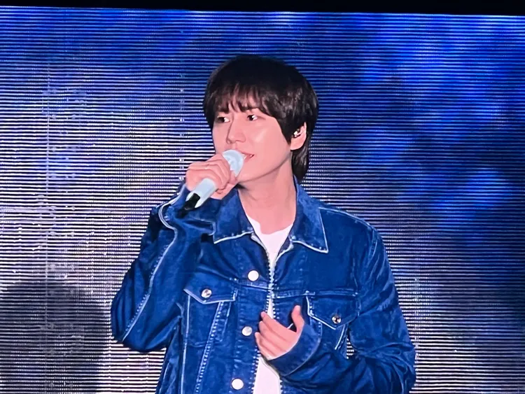 圭賢今天在新北工商展覽中心舉行第2場個唱。讀者提供