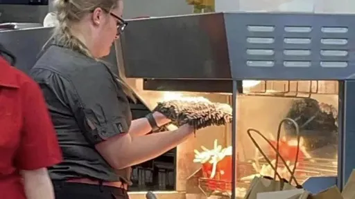 澳洲麥當勞員工「用薯條燈烘髒拖把」 網友:今年最無腦事件