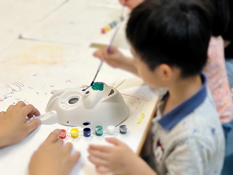 「早安博物館」讓星兒透過彩繪發揮潛力。館方提供