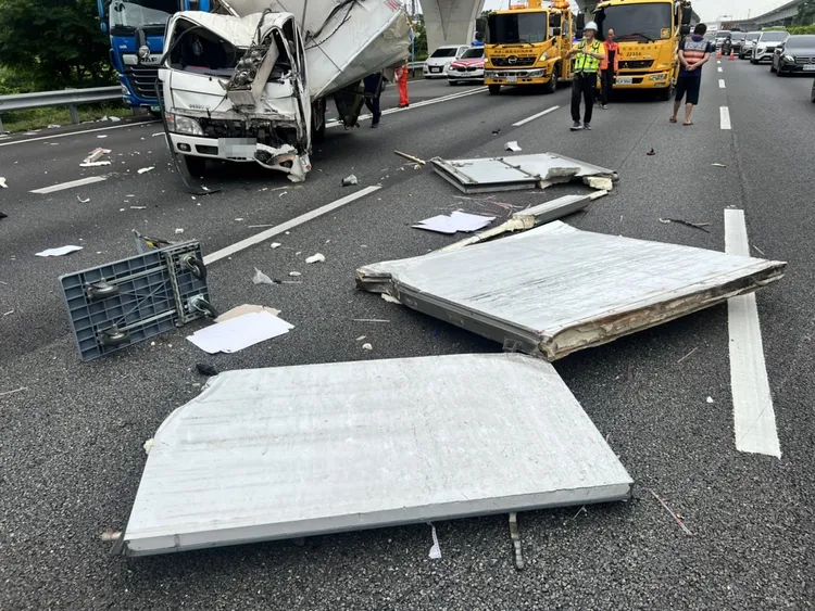 事故現場。國道警方提供