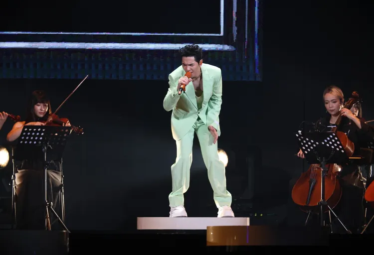 蕭敬騰帶來一首又一首好歌。彭欣偉攝