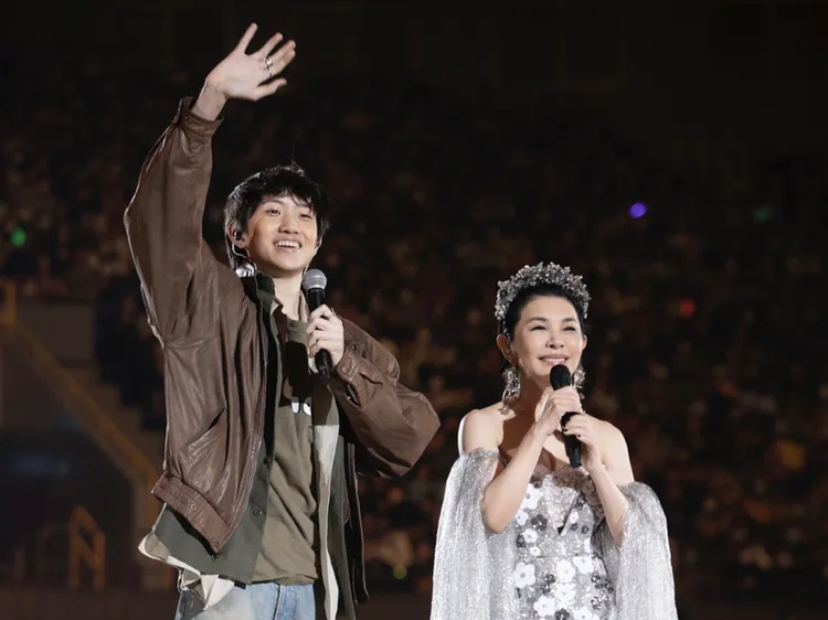 Nathan今年3月專程從紐約飛回台灣，擔任媽媽張清芳的演唱會嘉賓。資料照片