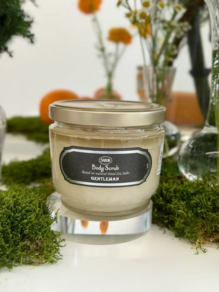 SABON全新升級身體磨砂膏也有男士專用版。張家玲攝