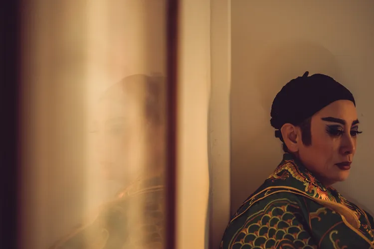 劇中陳亞蘭年輕時遭遇喪夫，整個人魂不守舍。公視台語台、華視提供