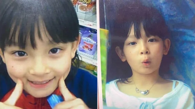 黑崎美紗年幼時未整形前的長相。翻攝自黑崎美紗IG