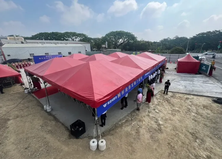 興聯誠建築團隊旗下「興華城建設」2年前購地當時單坪成交62萬元，如今區域地價飆高到8字頭。資料照片