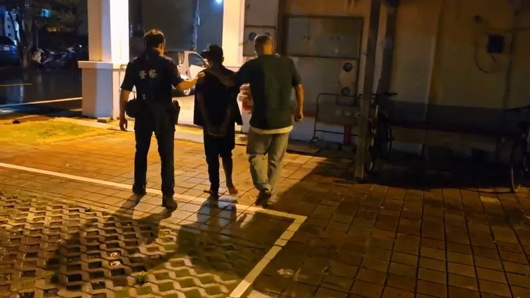 落網的越南籍阮姓嫌犯。民眾提供