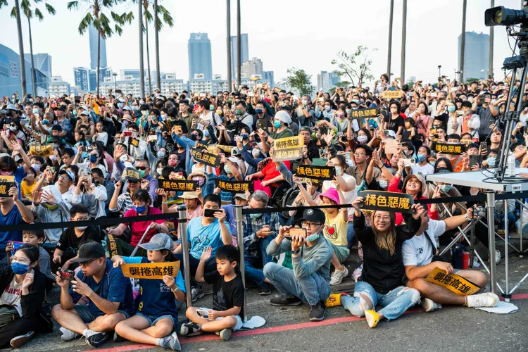 橘高校吹奏樂部表演常吸引大批台灣粉絲前往支持。文總提供