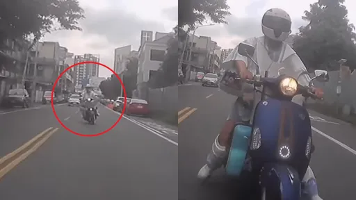 離譜影片!人肉坦克車逆向猛衝 騎士「差1cm被收掉」檢舉竟沒用