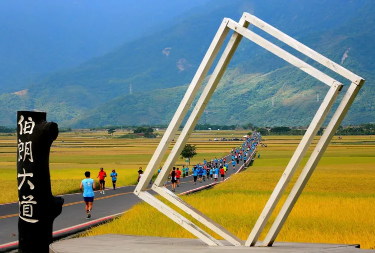 伯朗大道美景。翻攝自饒慶鈴臉書