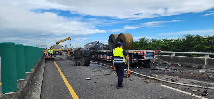 警方到場調查。讀者提供