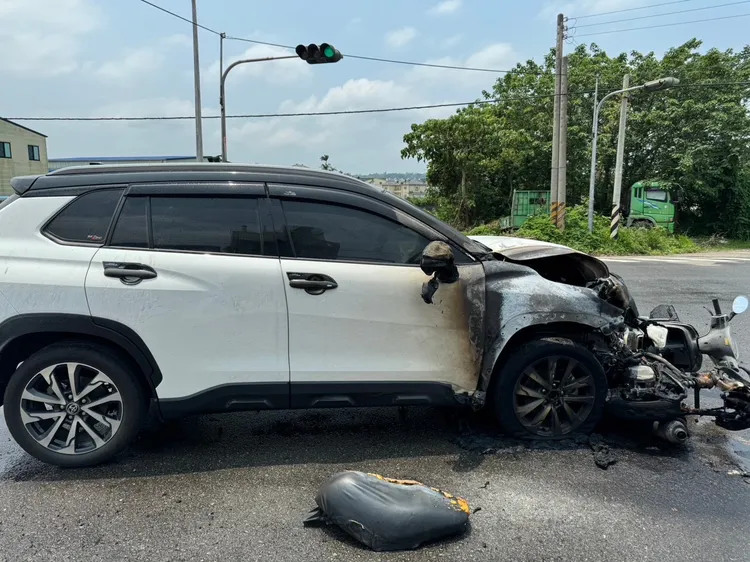 車禍原因仍待進一步調查釐清。讀者提供