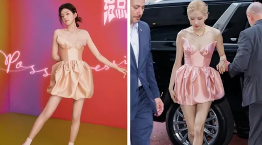 BLACKPINK Rosé撞衫赵露思!输了时间却赢了鞋子
