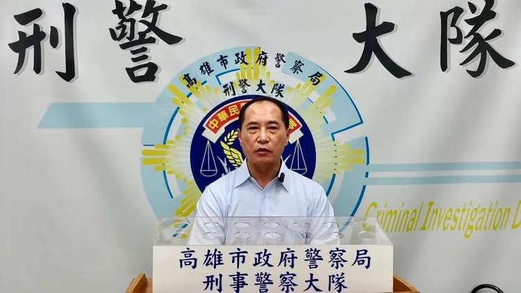 刑警大隊副大隊長蔡信助說明案情。警方提供