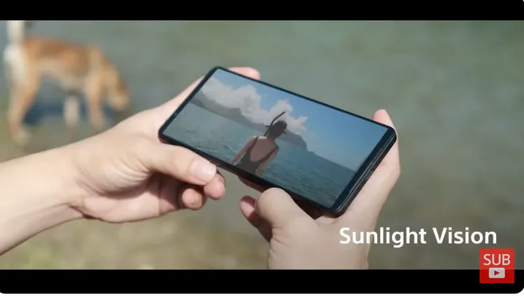 Xperia 1 VI加入全新「Sunlight Vision強光影像增強技術」。翻攝Sony YouTube。
