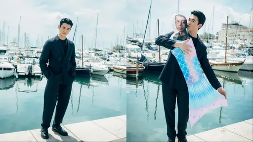 吳慷仁前進坎城當Burberry「海王」 導演楊雅喆化身美人魚作伴
