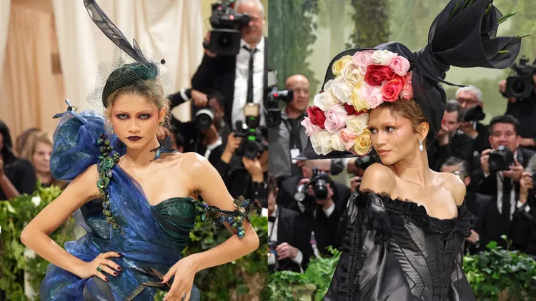 Zendaya在Met Gala紅毯連換Maison Margiela和GIVENCHY兩品牌衣服。品牌提供