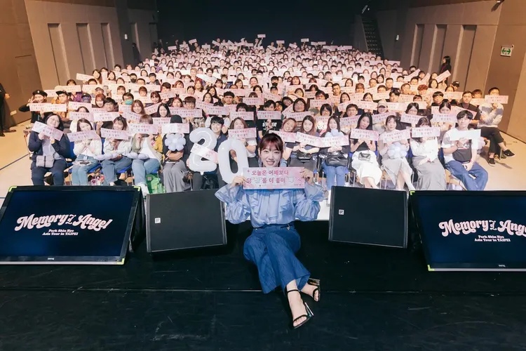 朴信惠上月來台舉行見面會，睽違7年訪台。翻攝朴信惠IG