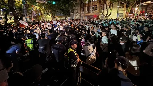 太阳花2.0?绿委致谢400人聚立院声援 媒体人嘲「跪求快冲,不冲是狗」