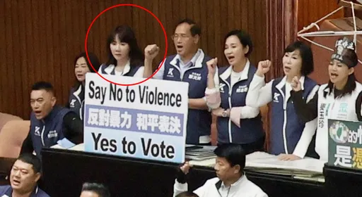 謝衣鳳昨現身520就職遭斥「背叛」 今佔議場宛如孤鳥