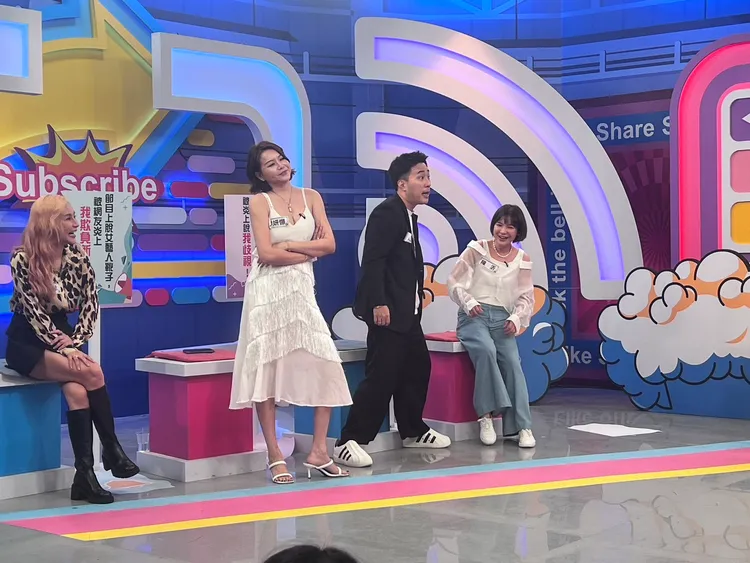 《甄心分享小琳鐺》曝光錄影現場。緯來提供