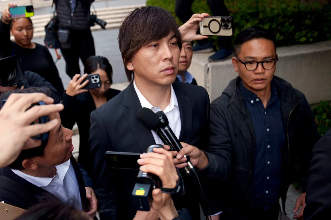 水原一平被控兩罪拒絕認罪!首次出庭畫面曝光|壹蘋新聞網