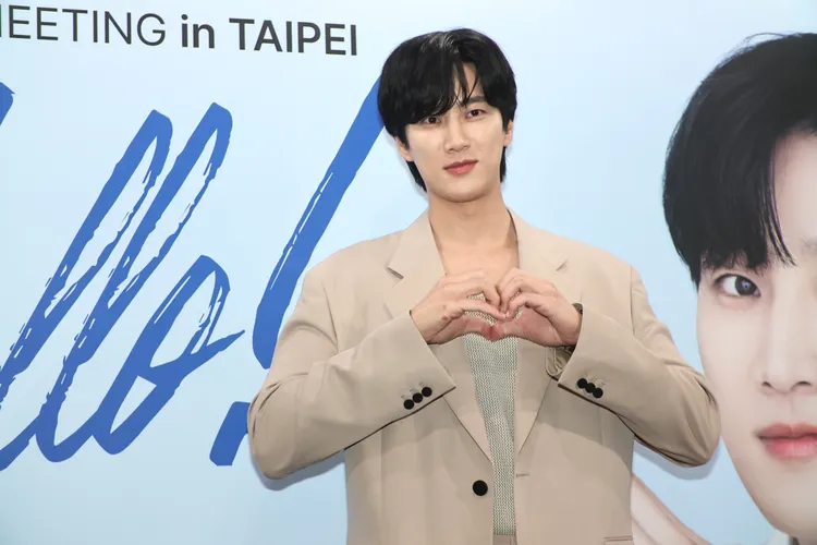 安普賢體脂最低是8.7%，平時吃東西不忌口。彭欣偉攝