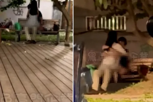 北市公園疑成活春宮現場 男女忘我交疊「上下扭動」