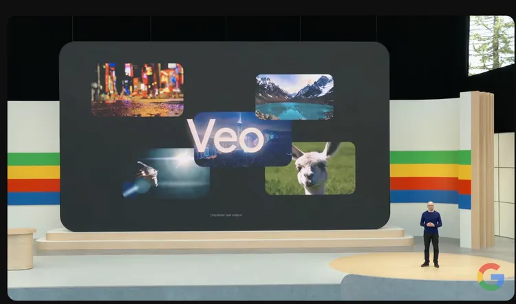 Veo是透過指令製作AI影片的新功能。翻攝Google YouTube。